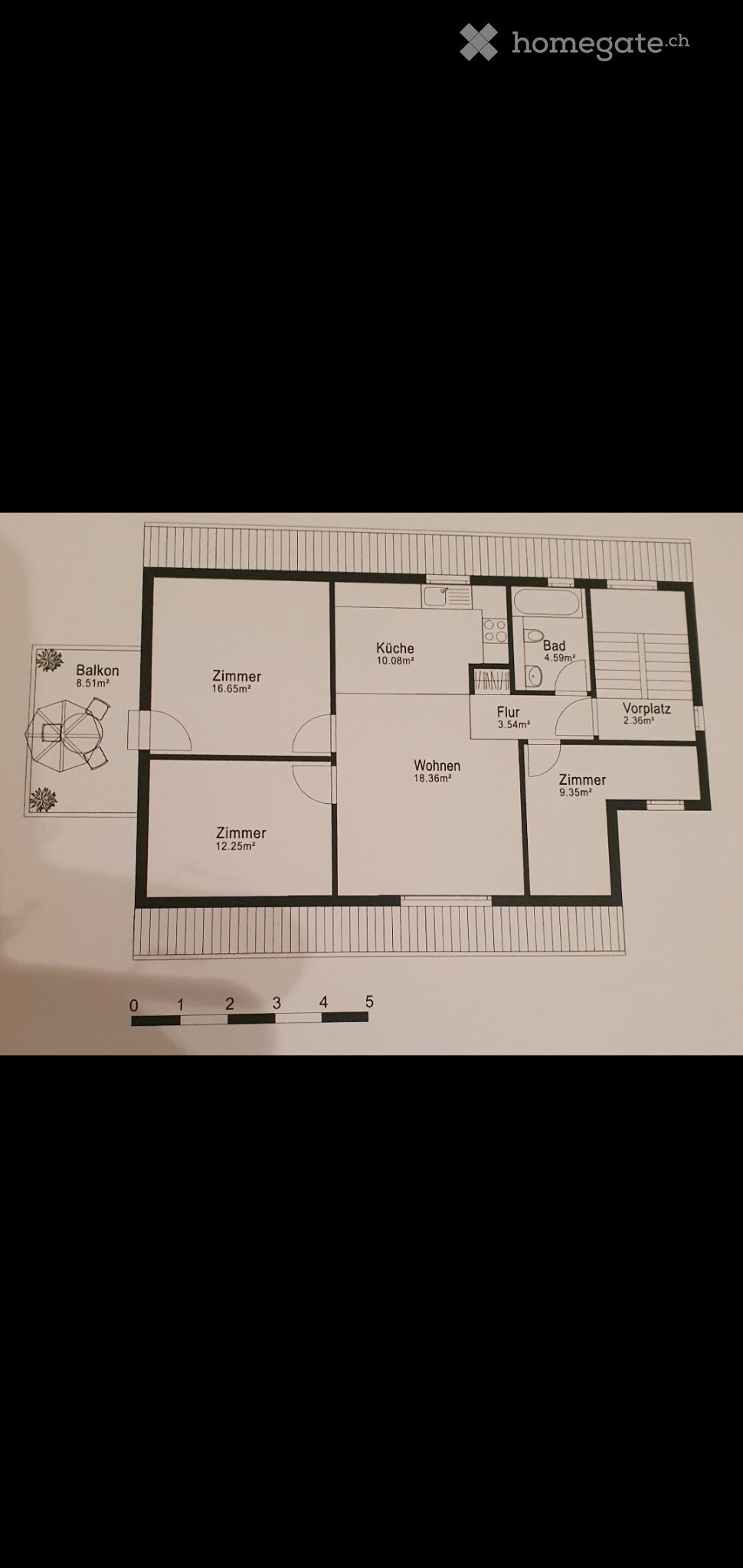 Appartement de 4 pièces, photo 5 sur 5