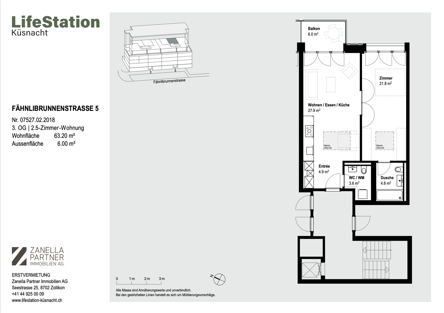 2 ½ rooms apartment