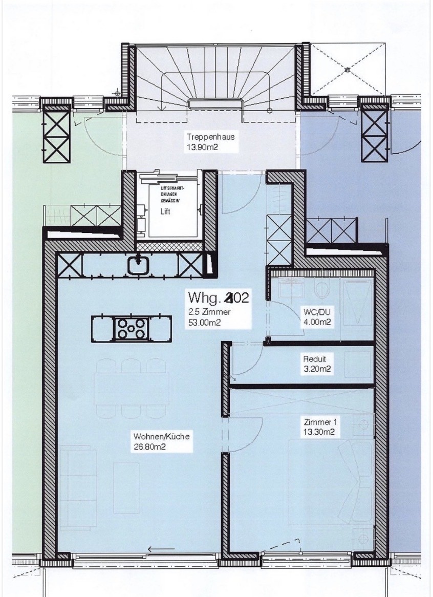 Appartement de 2 ½ pièces