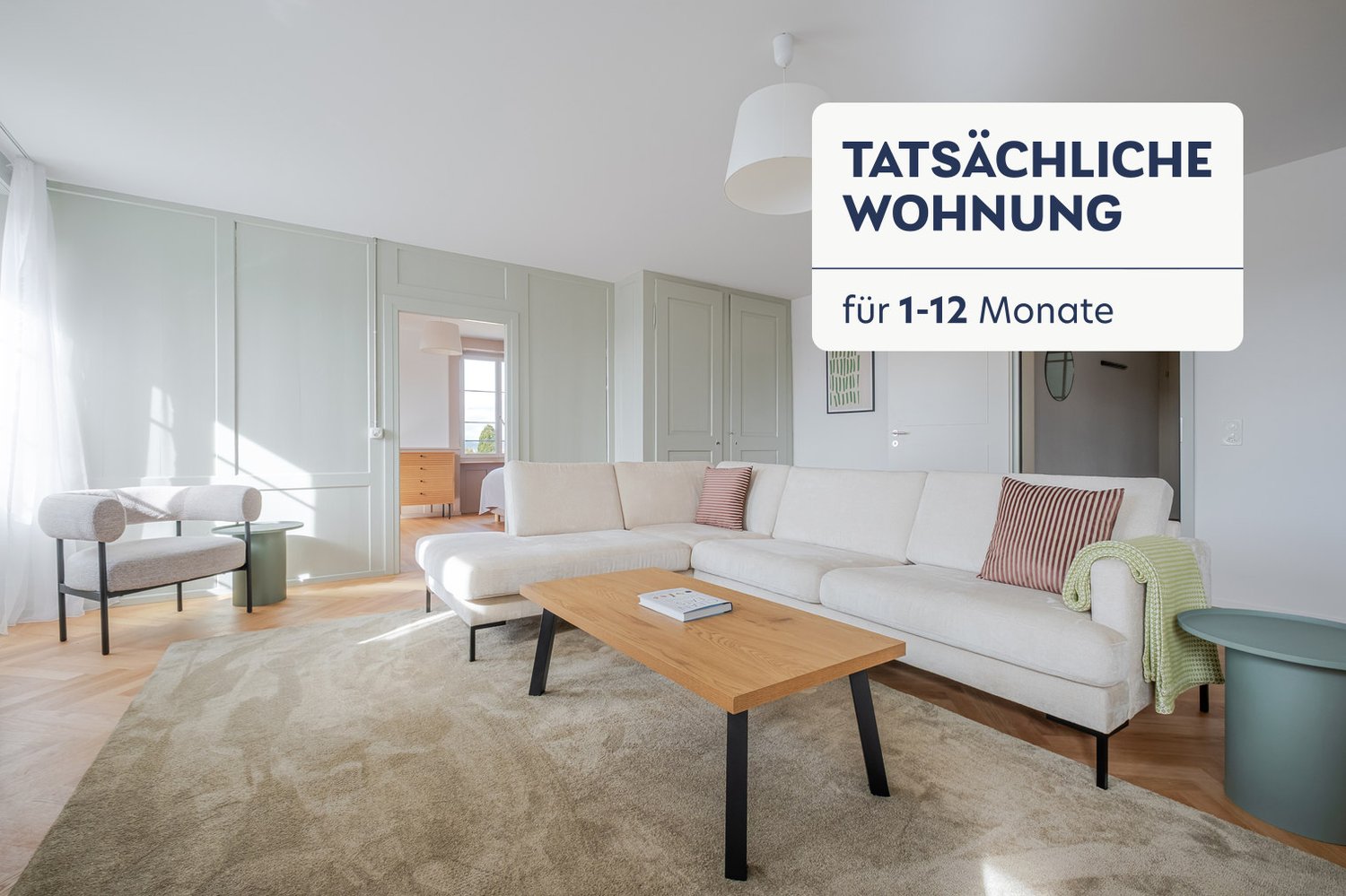 3 ½ rooms furnished flat