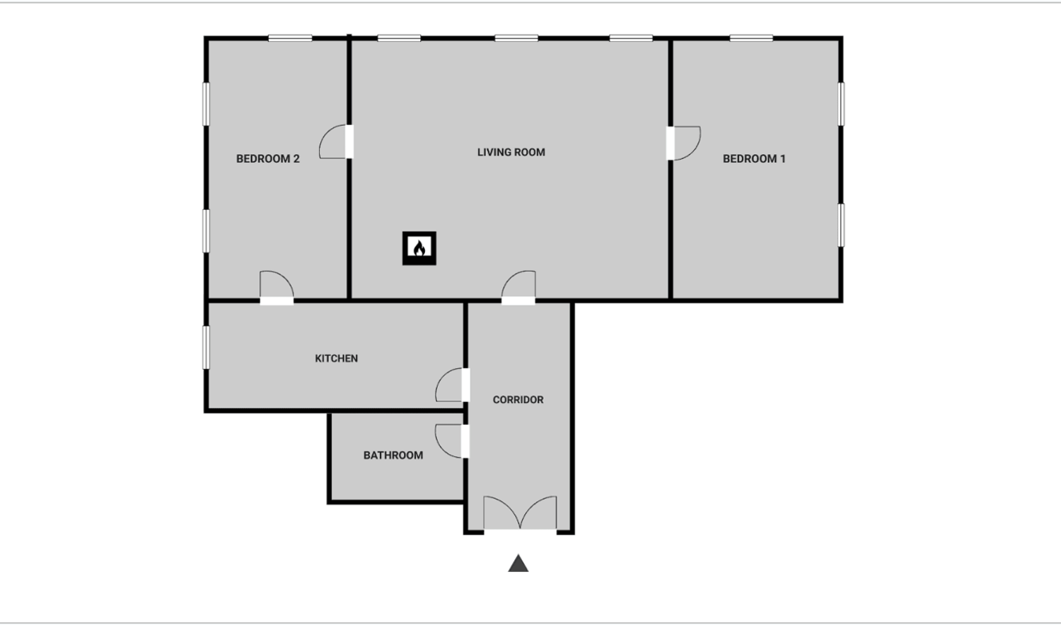 3 ½ rooms furnished flat