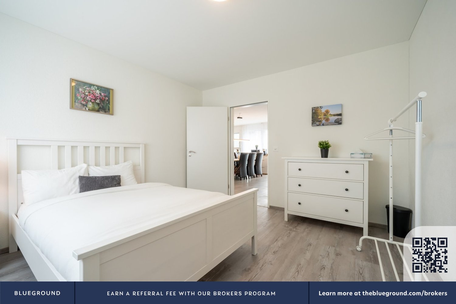 4 rooms furnished flat