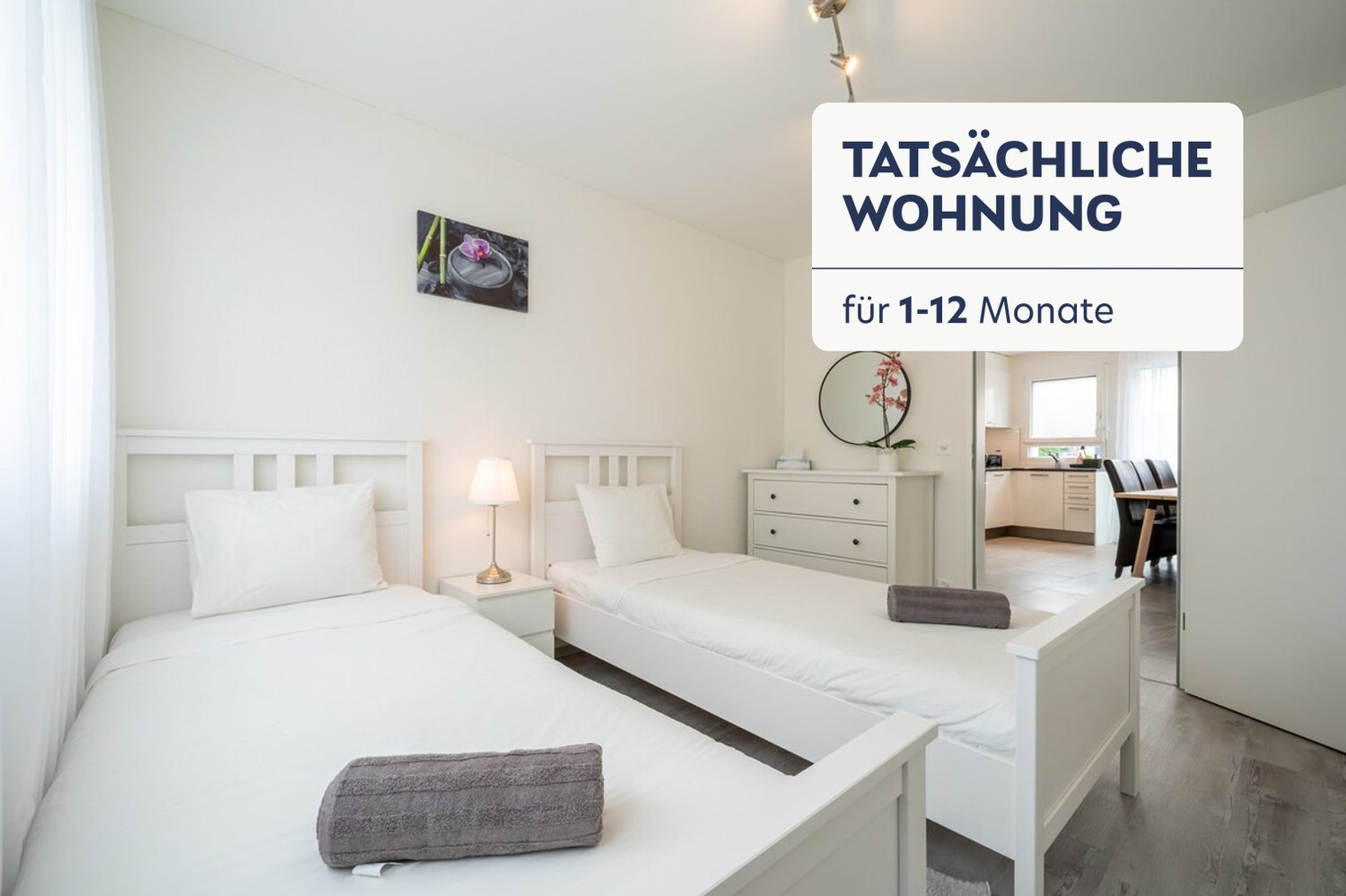 4 rooms furnished flat