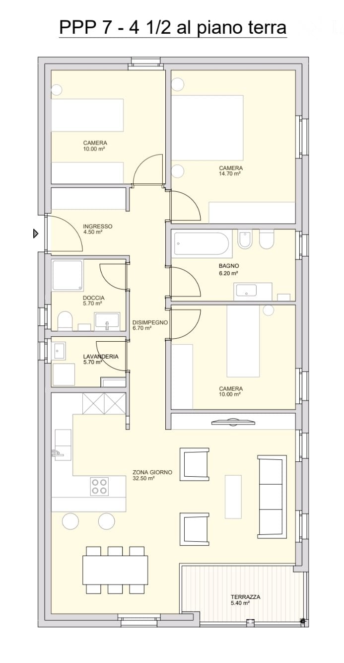 4 ½ Zimmer-Wohnung