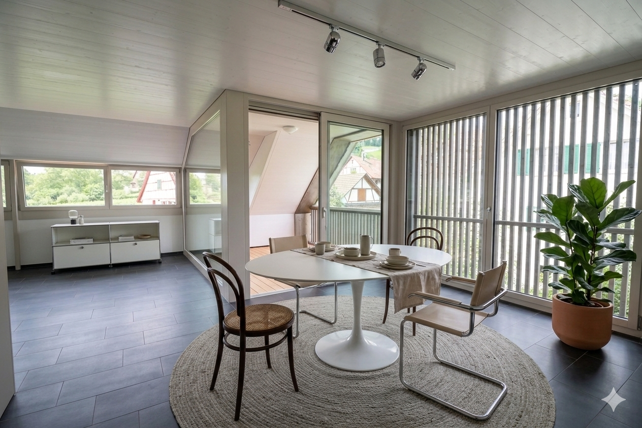 3 ½ pièces appartement au grenier