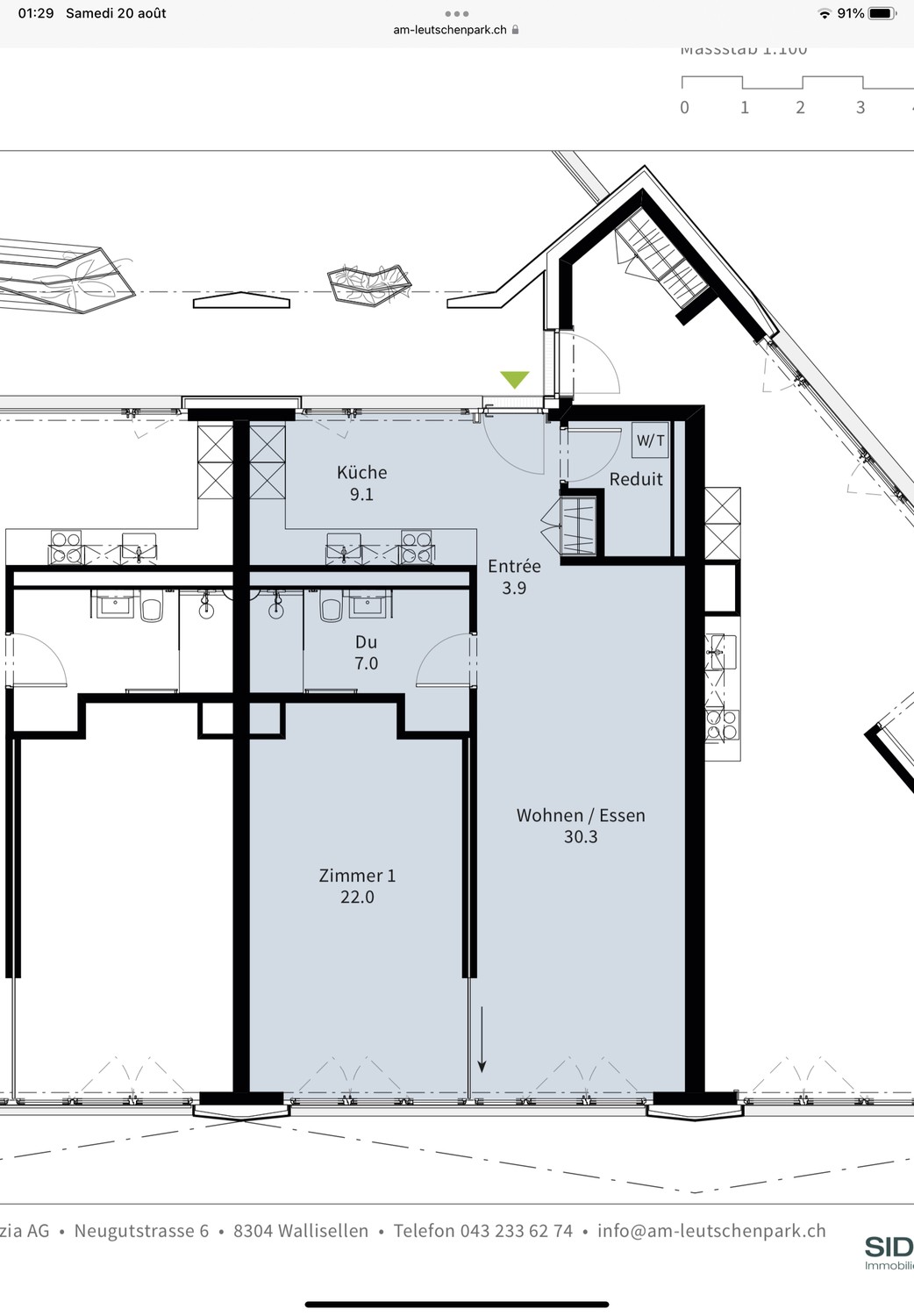 2 ½ Zimmer Wohnung, Foto 2 von 7