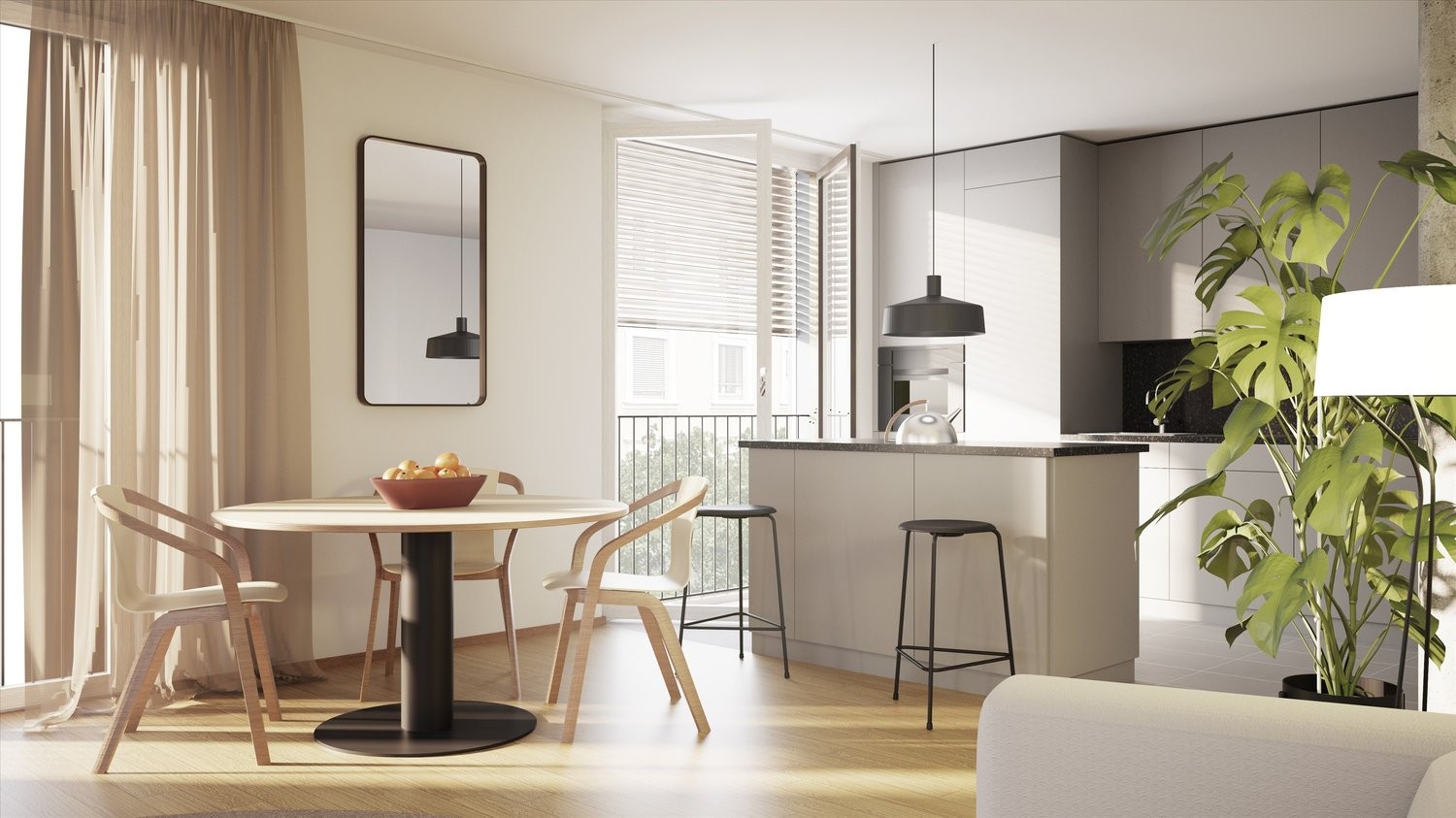 2 ½ pièces appartement