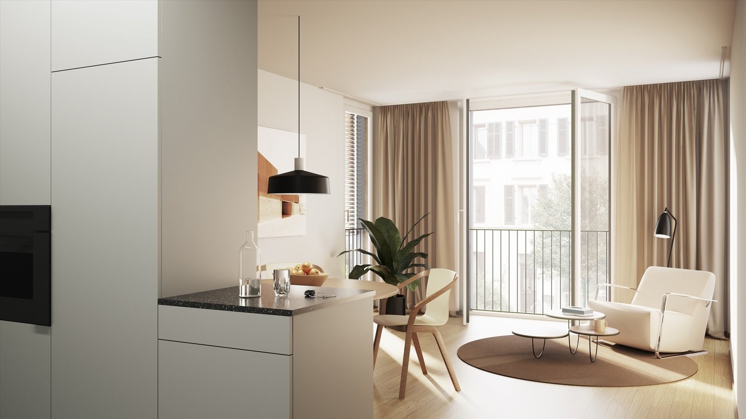 2 ½ pièces appartement