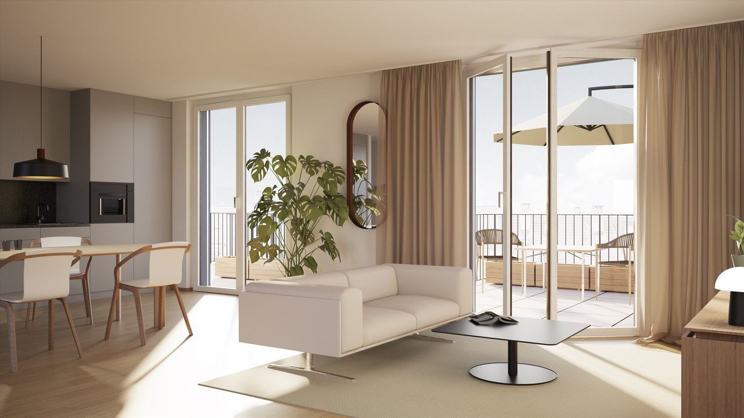 2 ½ pièces appartement