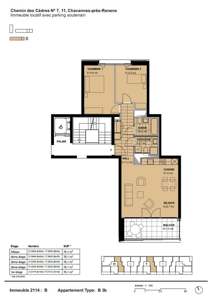 3 ½ Zimmer Wohnung, Foto 10 von 10