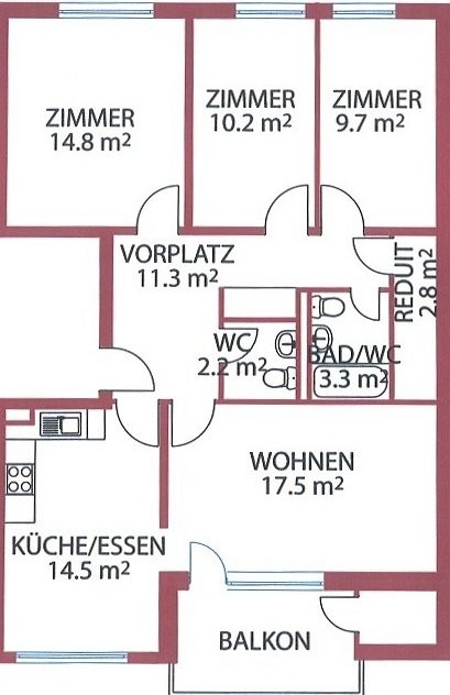 4 ½ rooms apartment