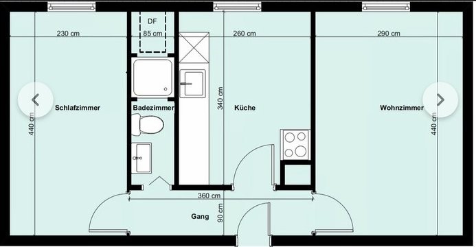 2-Zimmer-Wohnung, Foto 5 von 7