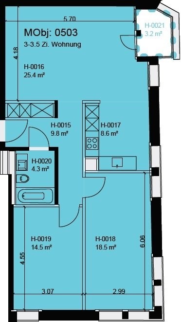 3 ½ rooms apartment, Foto 7 von 8