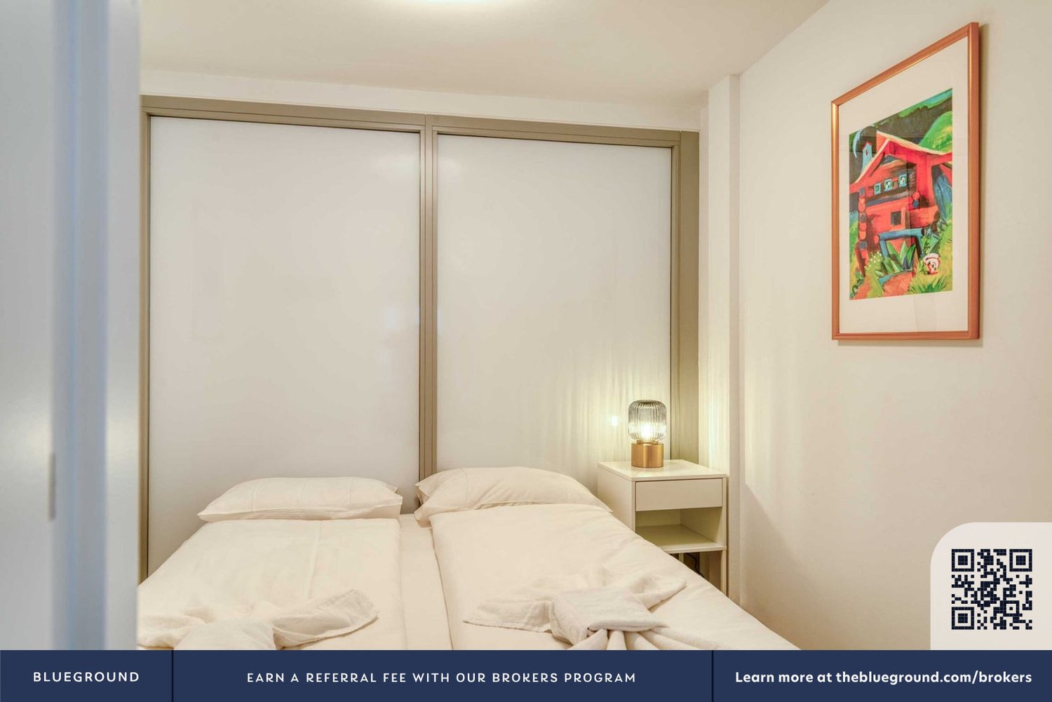 3 rooms furnished flat