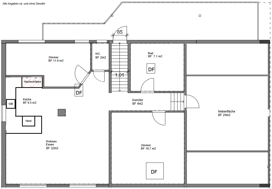 3 ½ rooms apartment
