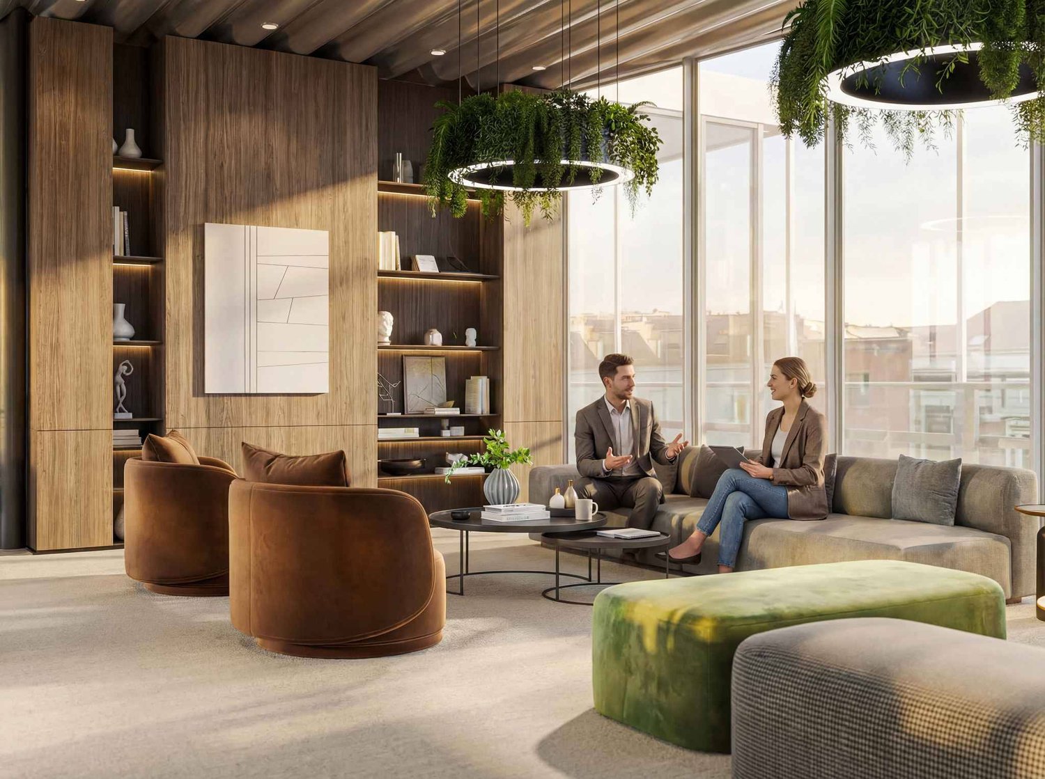 6904m² office