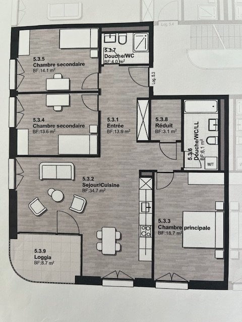 4 ½ Zimmer-Wohnung