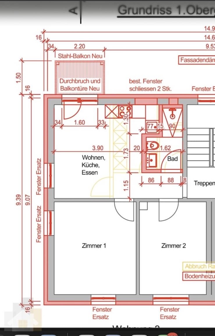 3 ½ rooms apartment