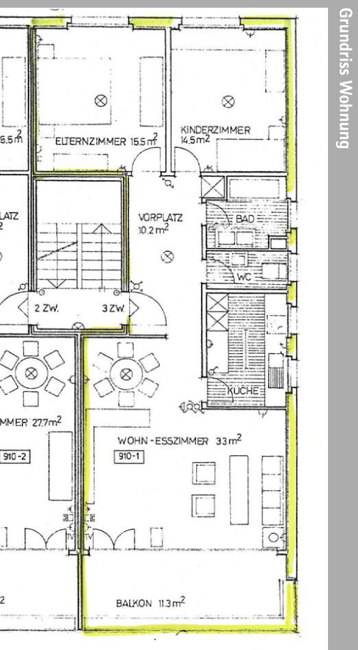 2 ½ rooms apartment