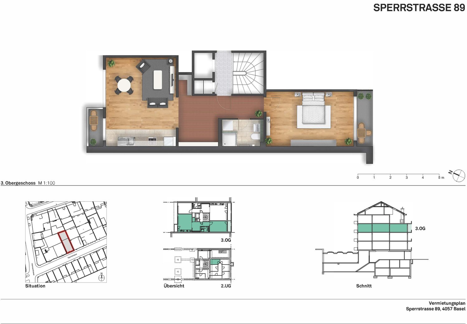 2 rooms apartment
