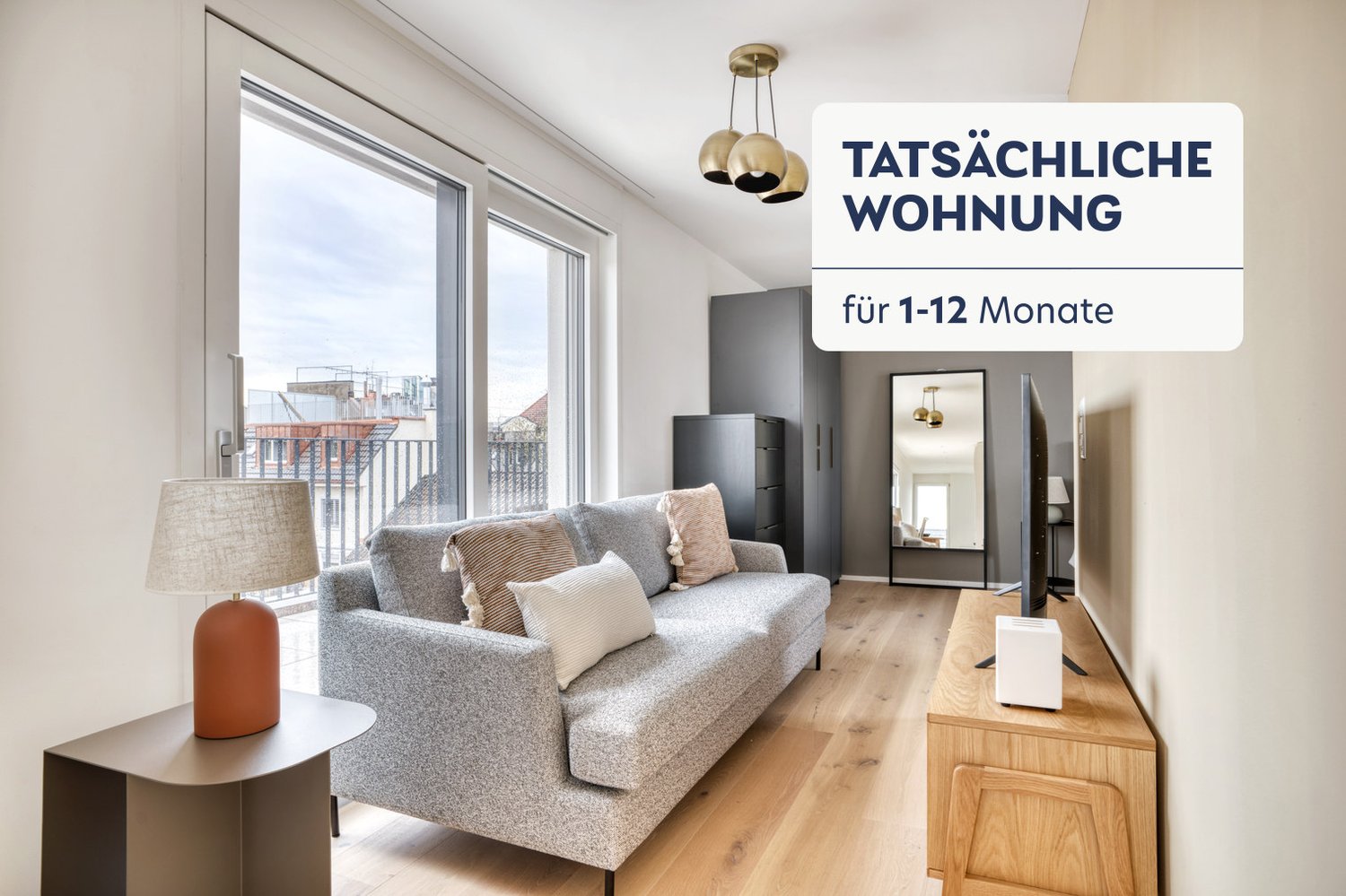 2 ½ rooms furnished flat, Foto 1 von 10