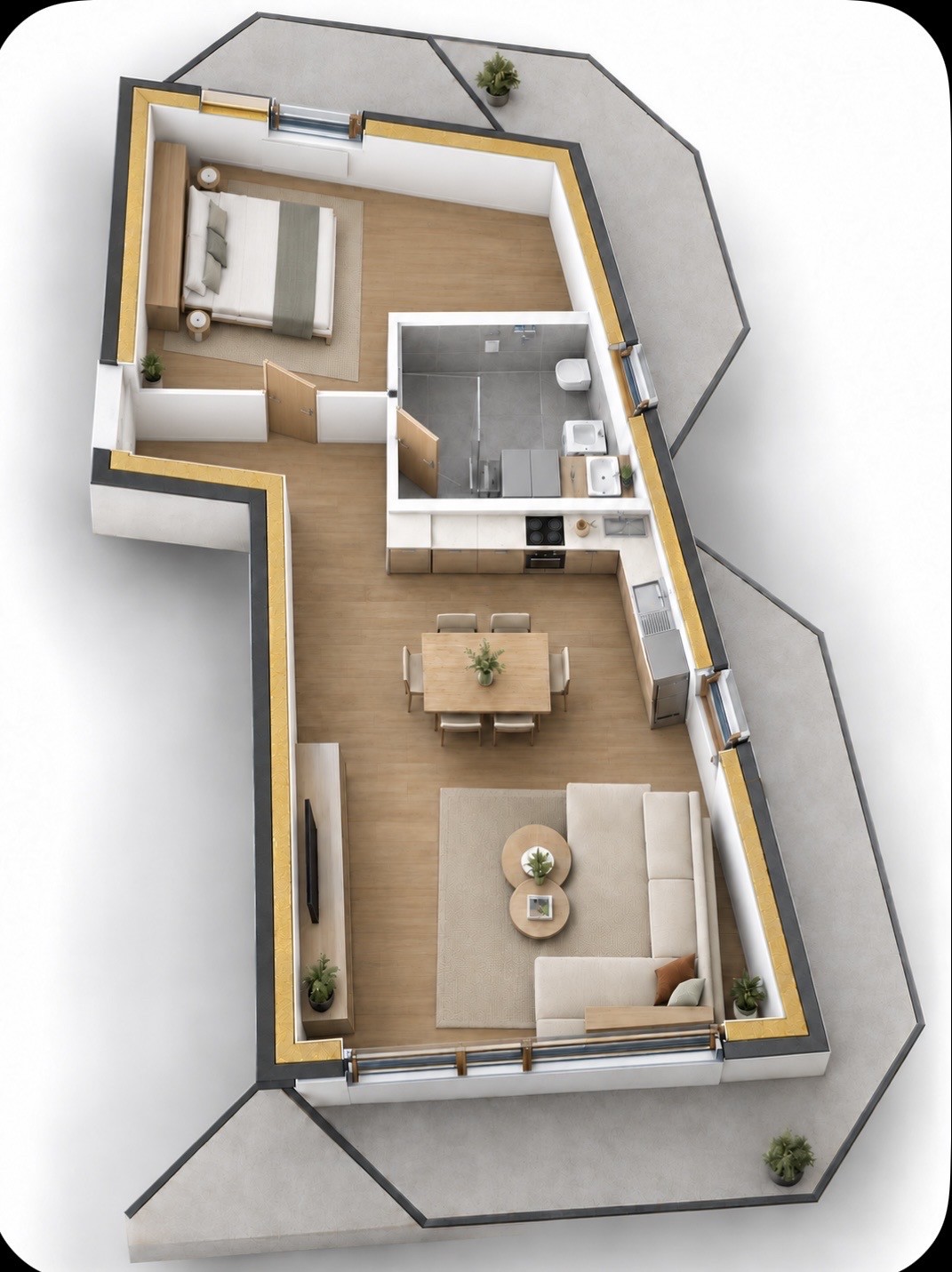 3 ½ Zimmer-Wohnung