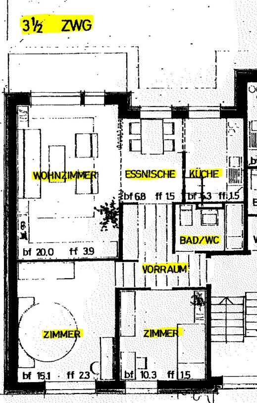 Appartamento di 3 ½ locali