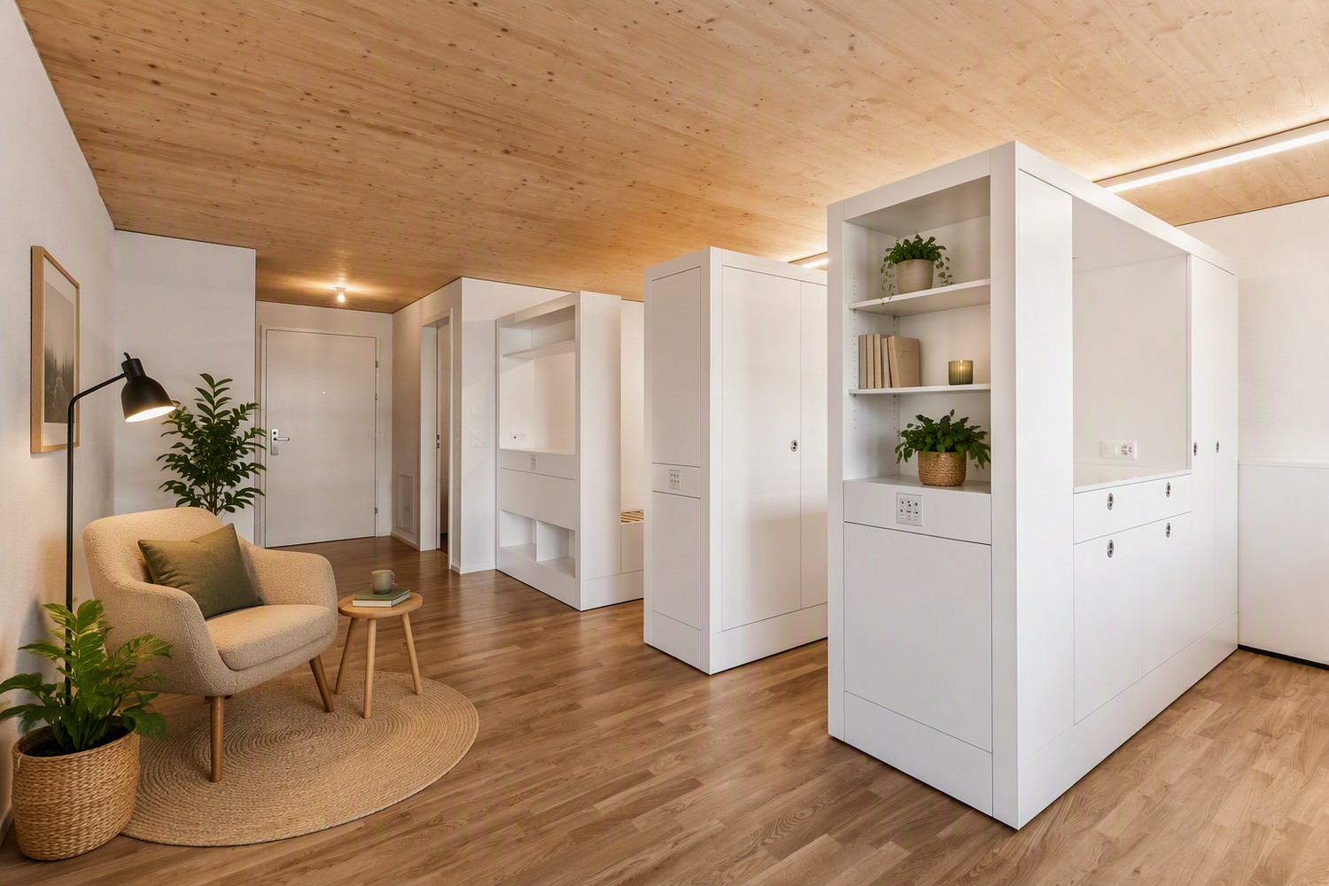 1 room furnished flat, Foto 1 von 8