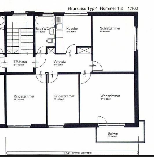 4 rooms apartment