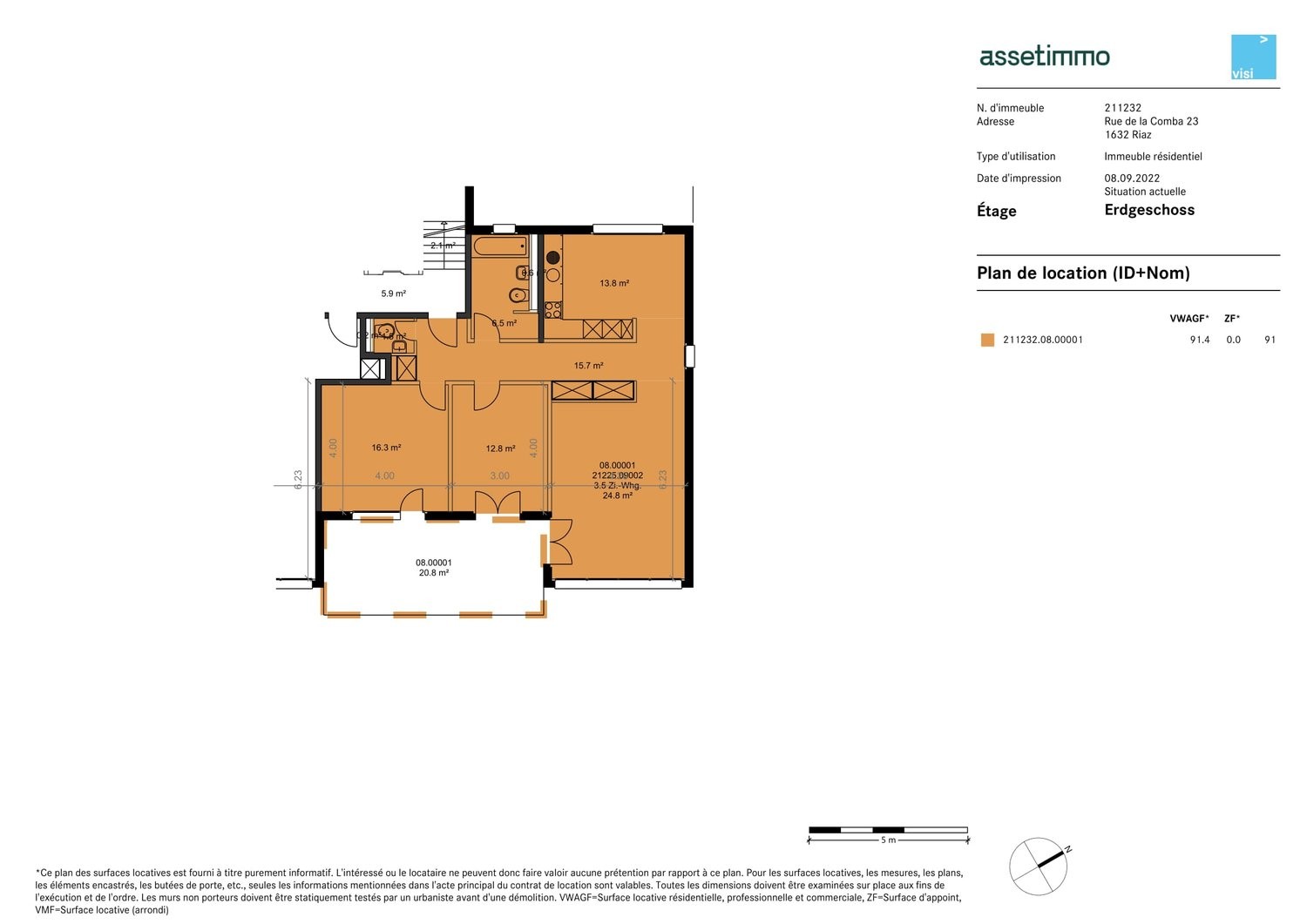 3 ½ rooms apartment