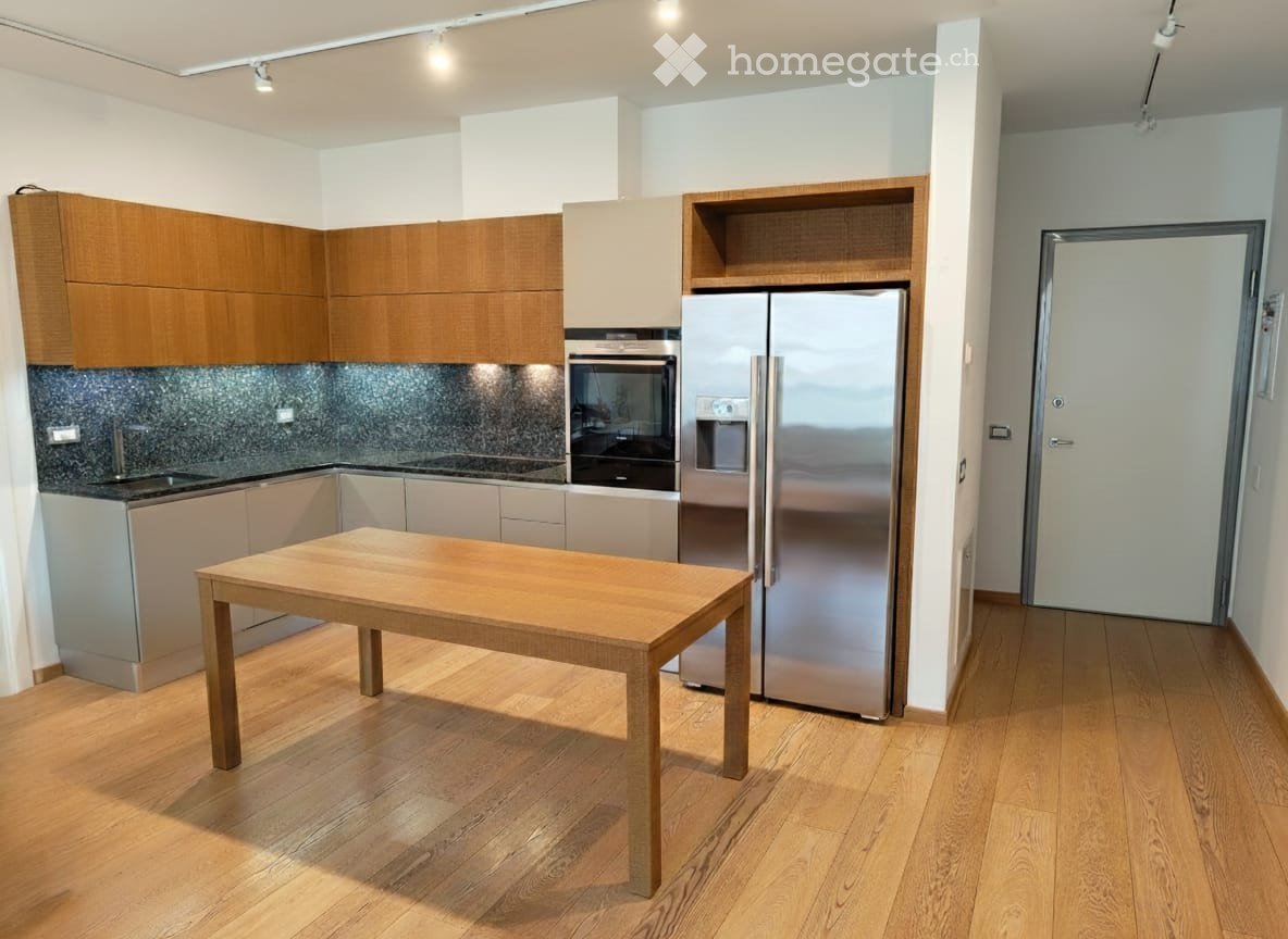 3.5-Zimmer-Wohnung","description":"Zu vermietende 3.5-Zimmer-Wohnung im 3. Stock eines Mehrfamilienhauses in Bellinzona. Baujahr 2015.
Zusammensetzung:
\- Wohnzimmer mit Küche
\- 2 Schlafzimmer
\- 2 Bäder (1 mit Dusche, 1 mit Badewanne)
\- grosser Balkon
\- Kellerabteil
\- Aussenparkplatz mit Über, Foto 1 von 5