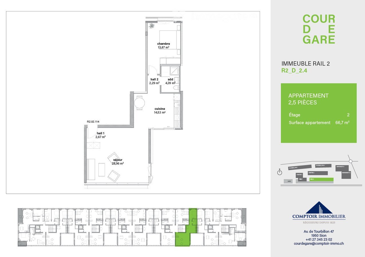 2 ½ Zimmer Wohnung, Foto 5 von 5