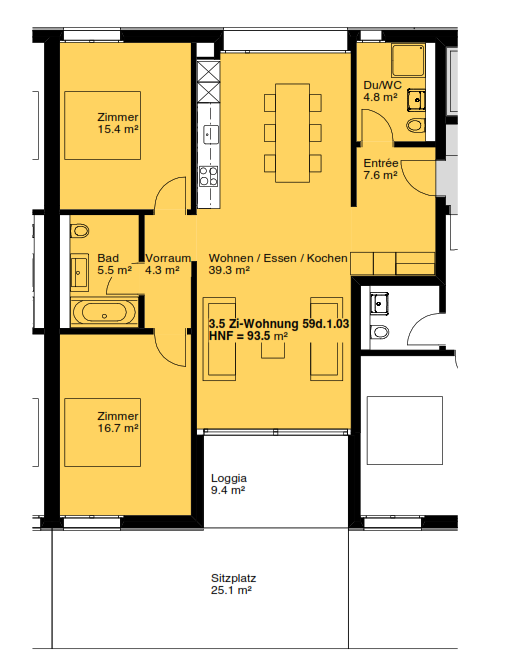 3 ½ rooms apartment, Foto 8 von 8