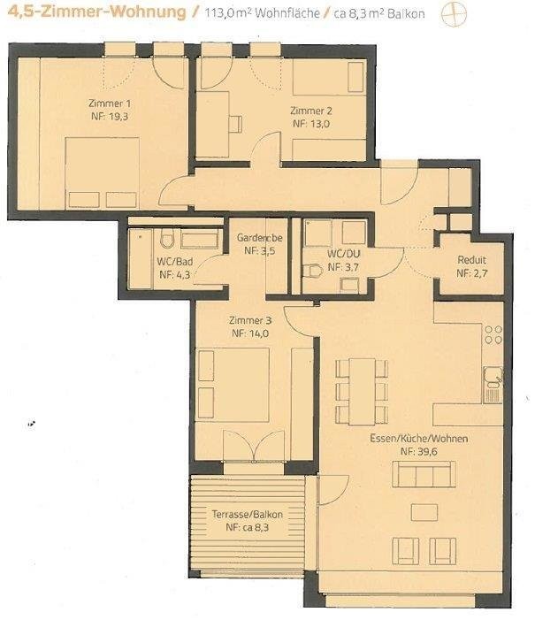 4 ½ rooms apartment (10)