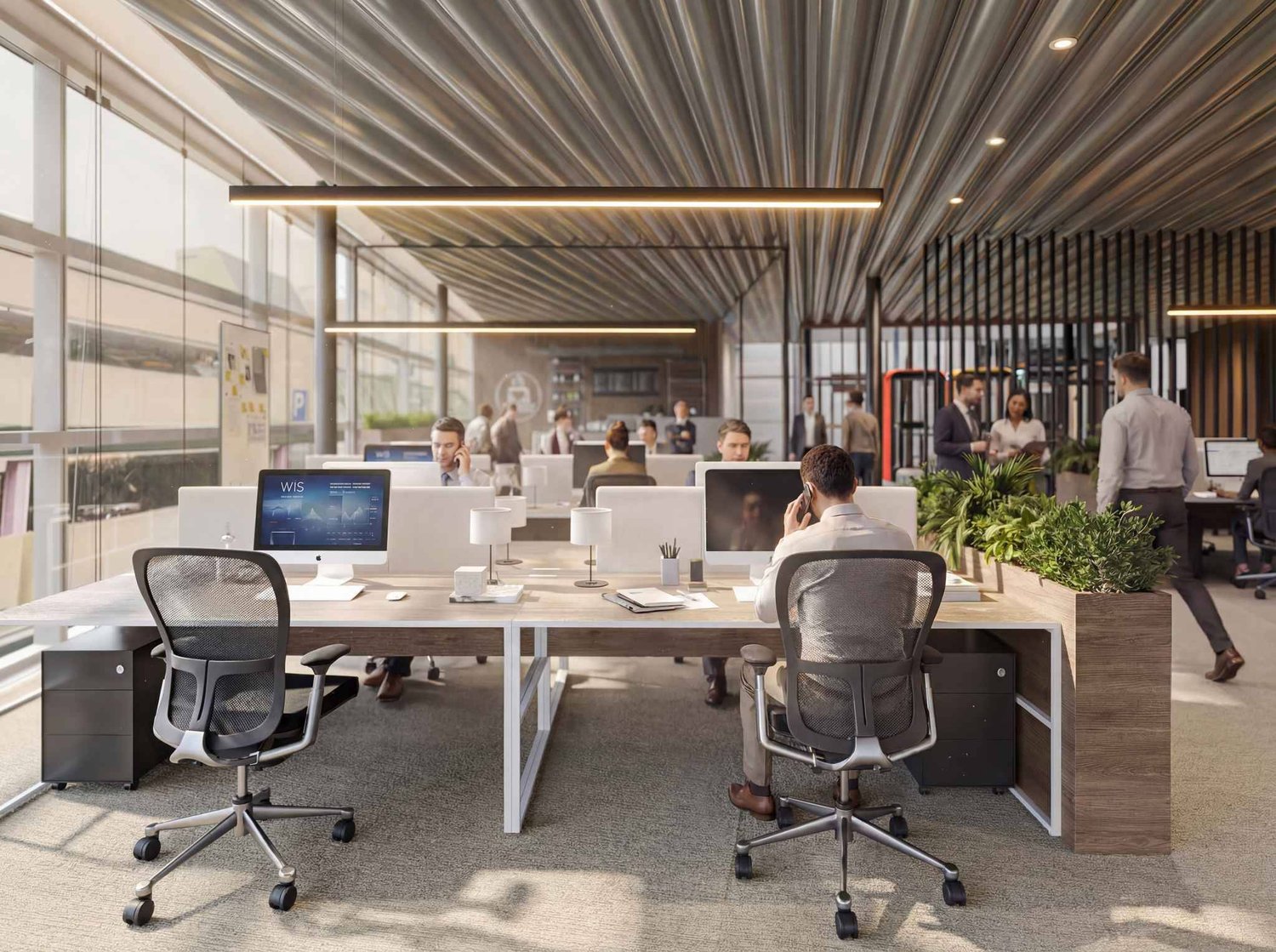 1080m² Büro