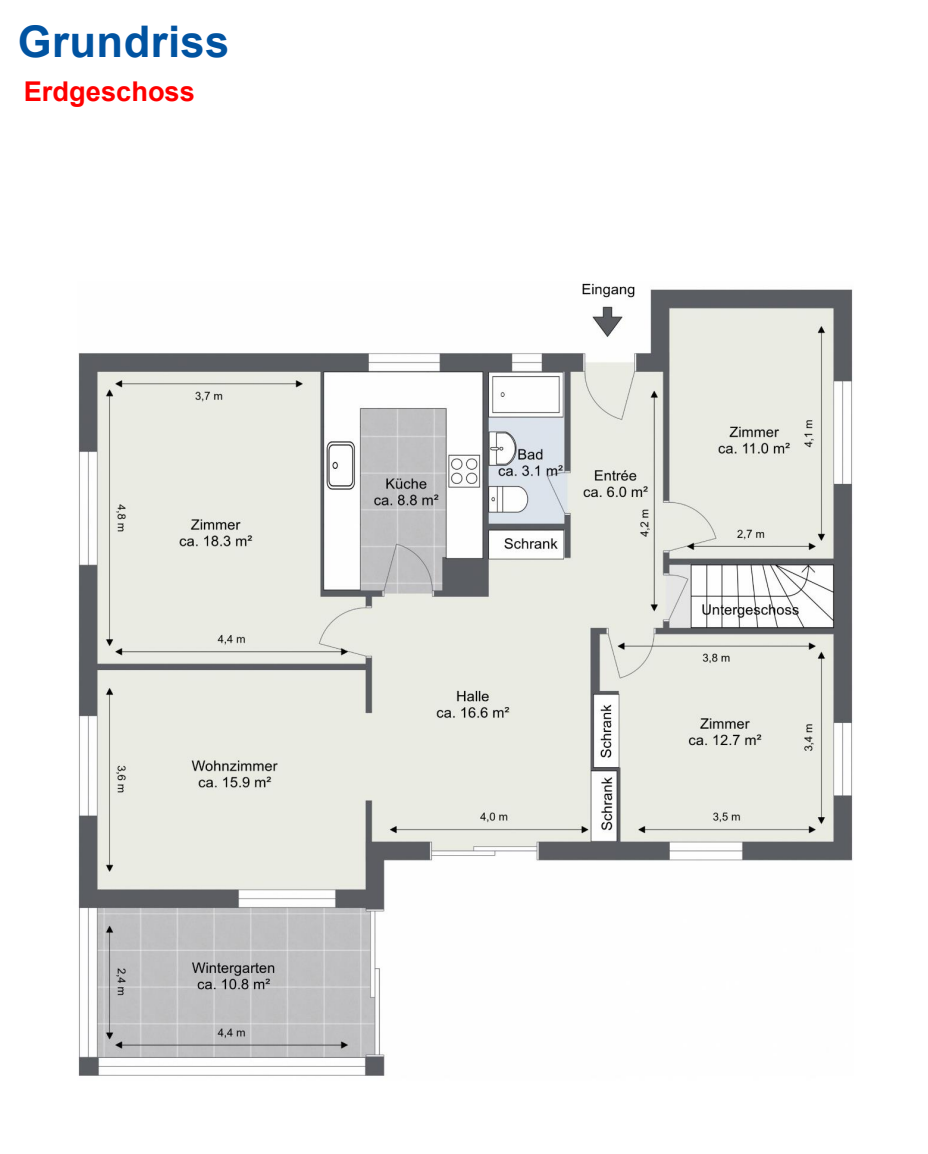 4 ½ rooms single house