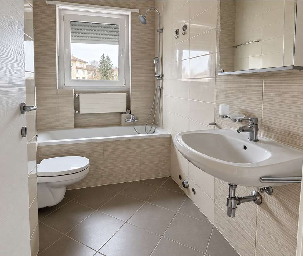 3 ½ Zimmer Wohnung
3.5-Zimmer-Wohnung mit Balkon im obersten Stockwerk ohne Lift eines kleinen renovierten Gebäudes in der Via G. Lanz, sehr nah am historischen Zentrum.
Monatsmiete CHF 1'240 + CHF 150 inklusive Heizung.
Aussenparkplatz für CHF 70/Monat.
Ab sofort verfügbar.
Eingang mit Schrank, Wo, Foto 6 von 7