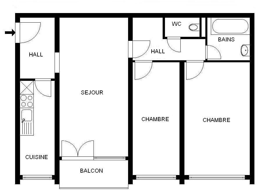 4-Zimmer-Wohnung, Foto 2 von 7