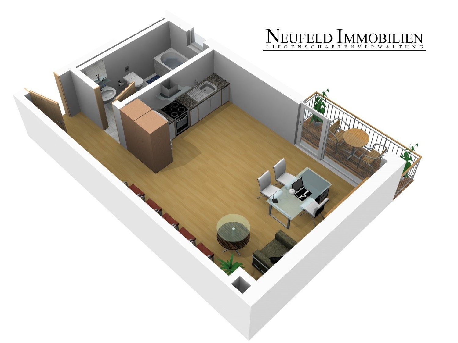 1 ½ rooms apartment, Foto 4 von 10