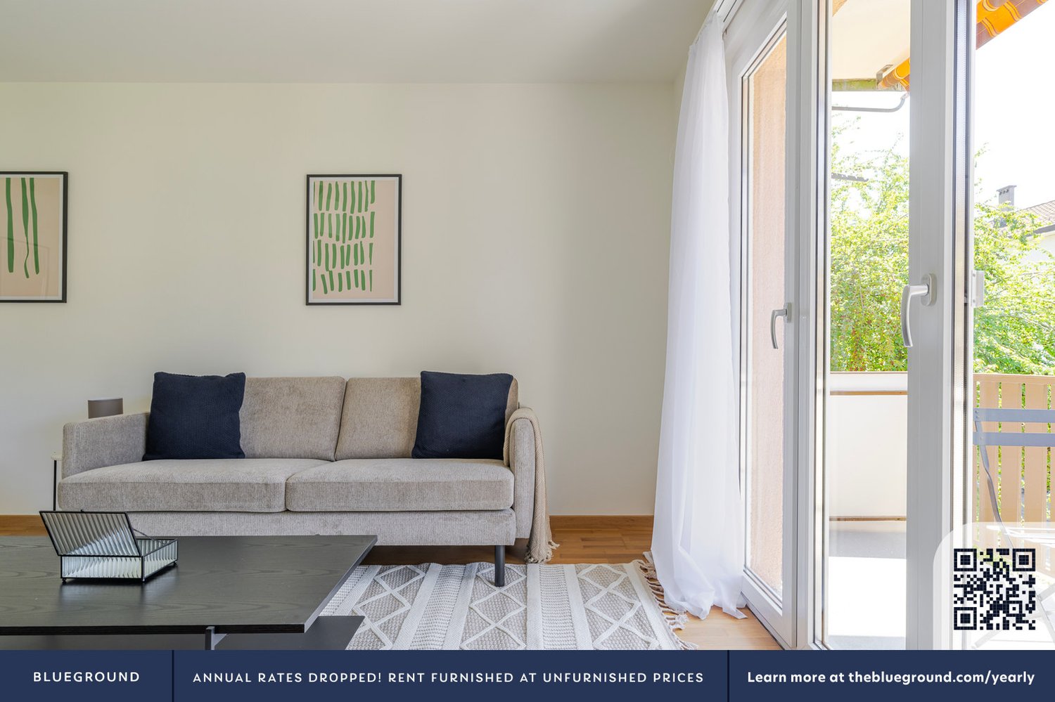 Appartement meublé de 4 ½ pièces