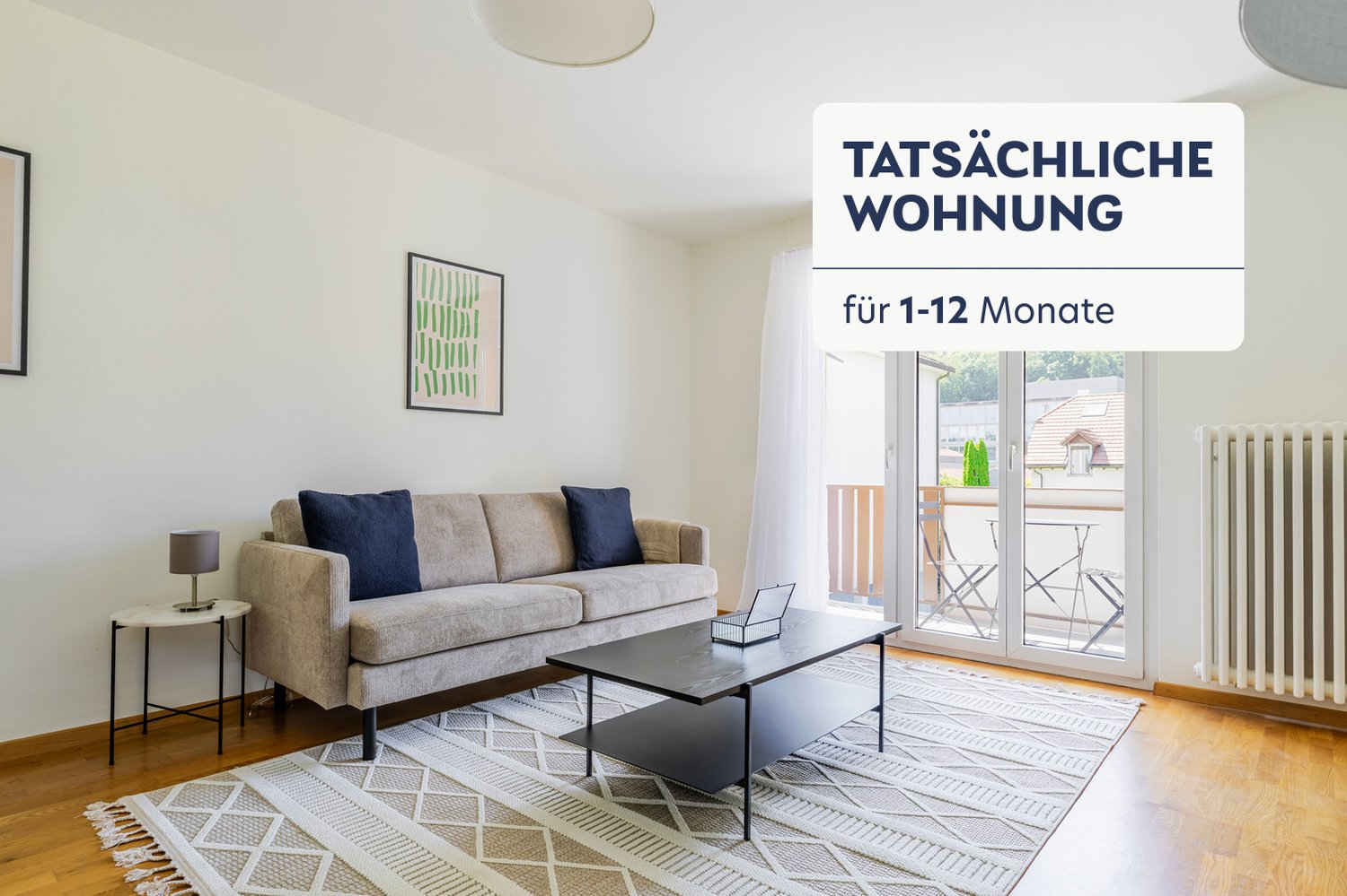 Appartement meublé de 4 ½ pièces