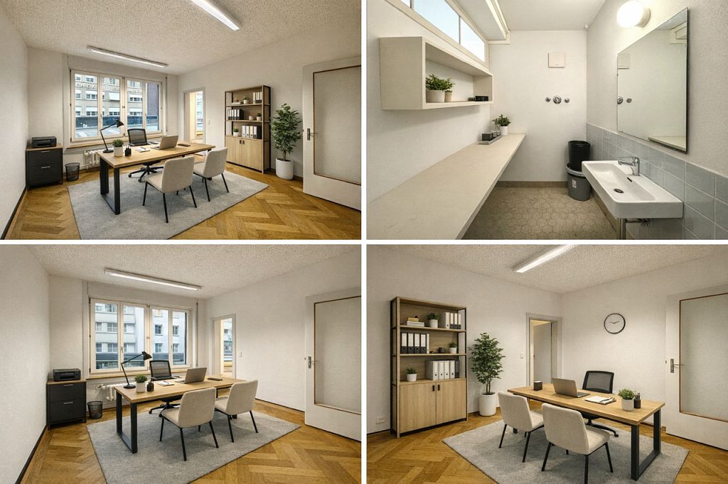 96m² office