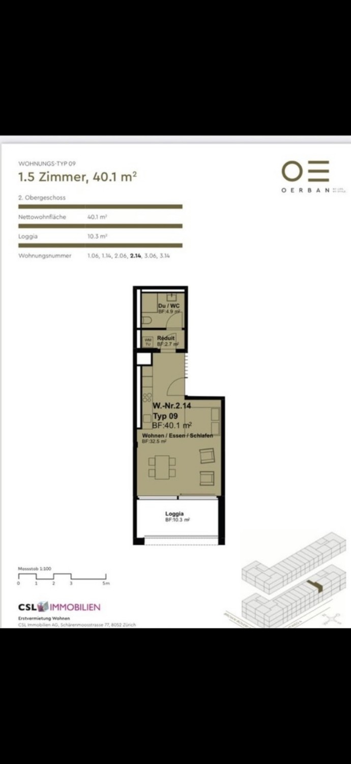 1 ½ Zimmer Wohnung, Foto 2 von 8