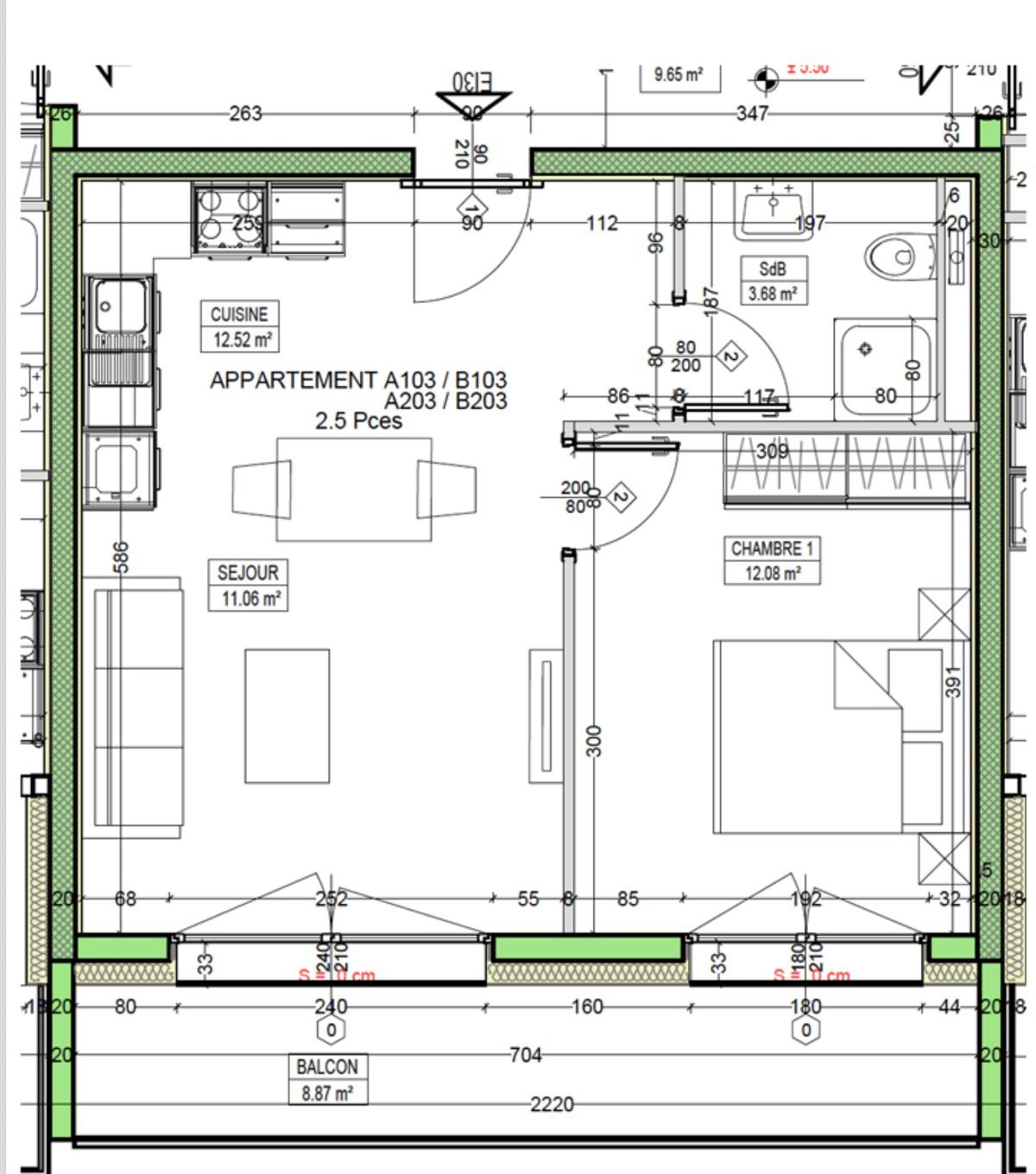 2 ½ Zimmer Wohnung, Foto 7 von 8