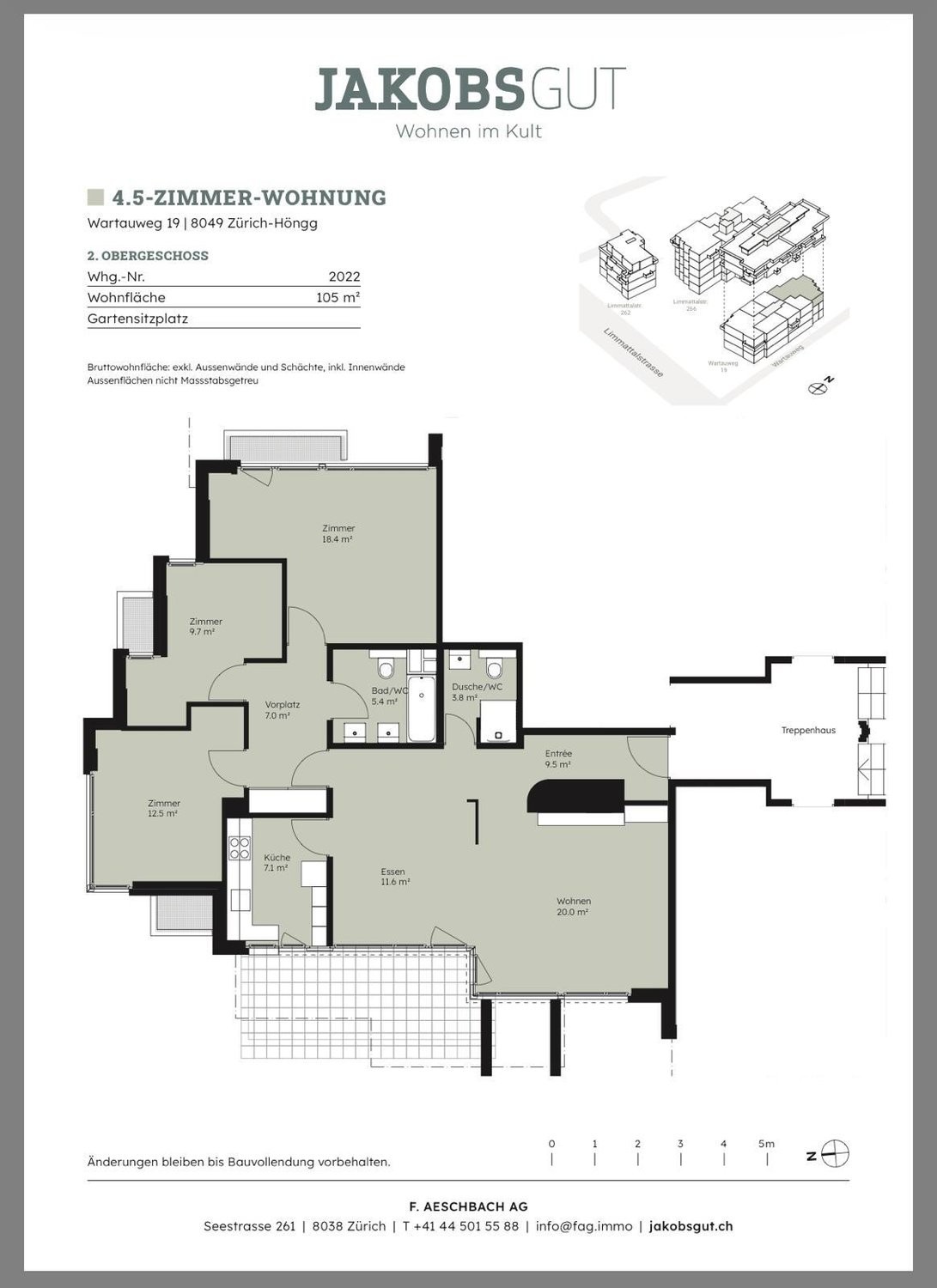 4 ½ rooms furnished flat, Foto 3 von 8