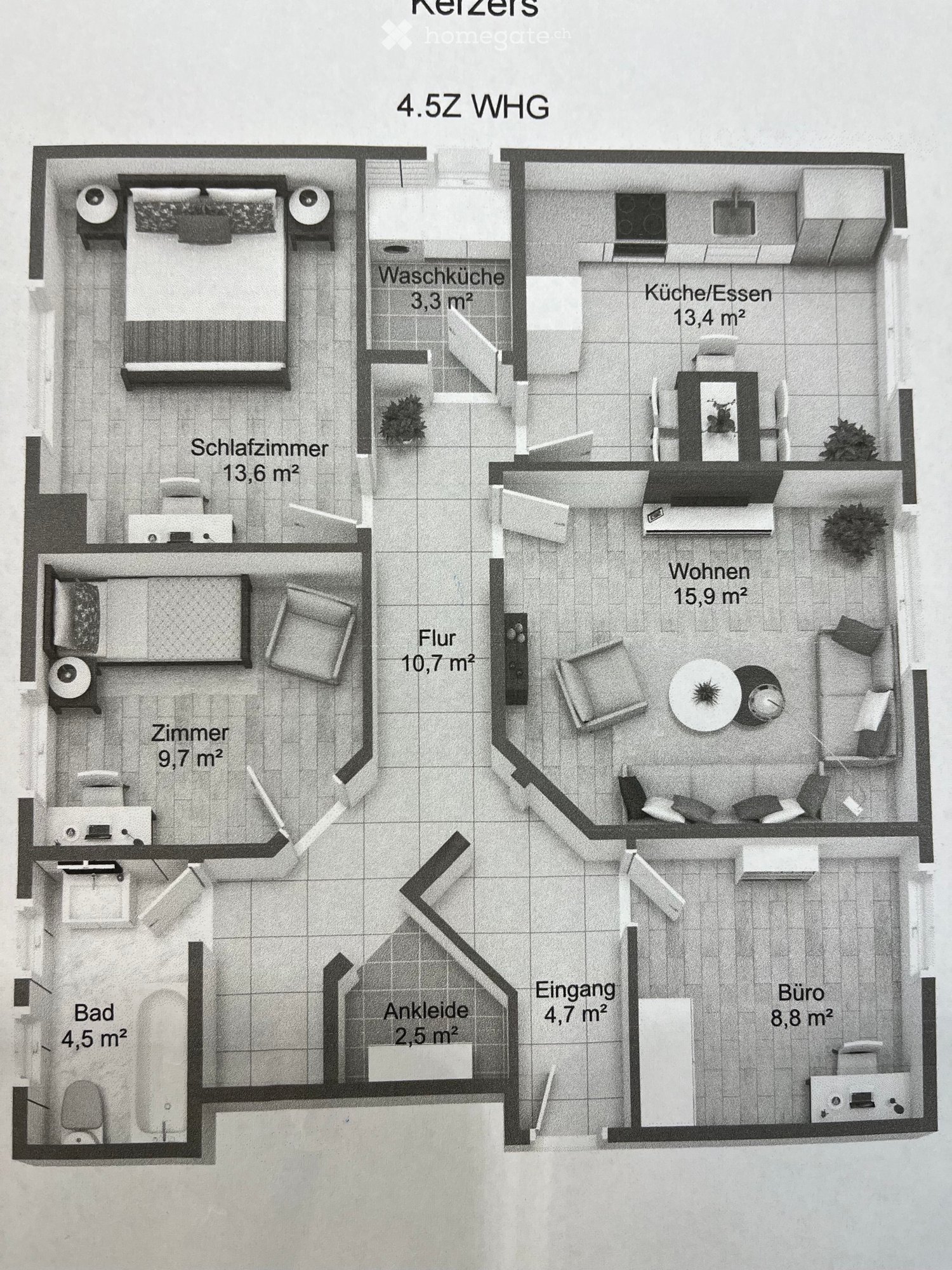 4.5 room apartment