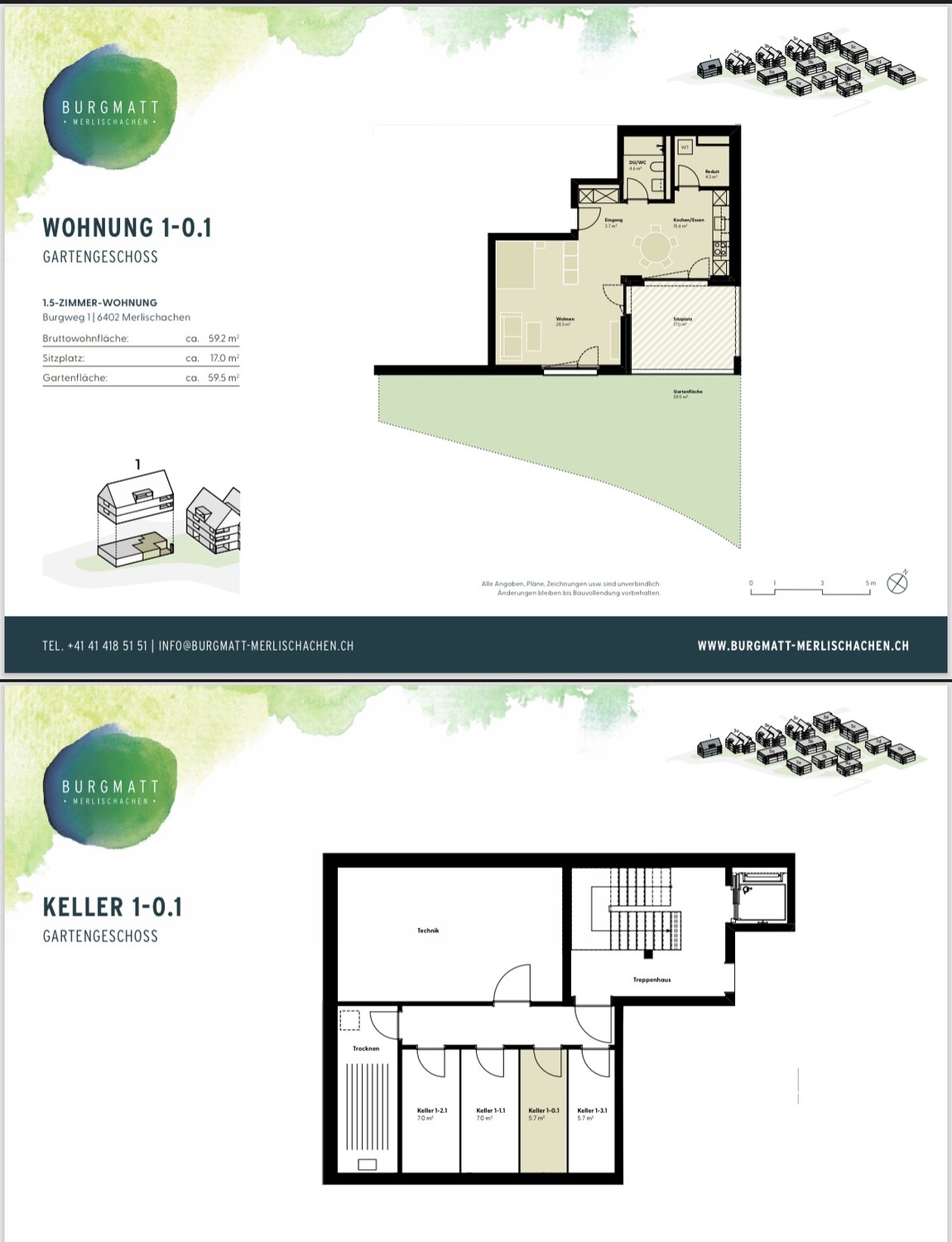 1 ½ rooms apartment
