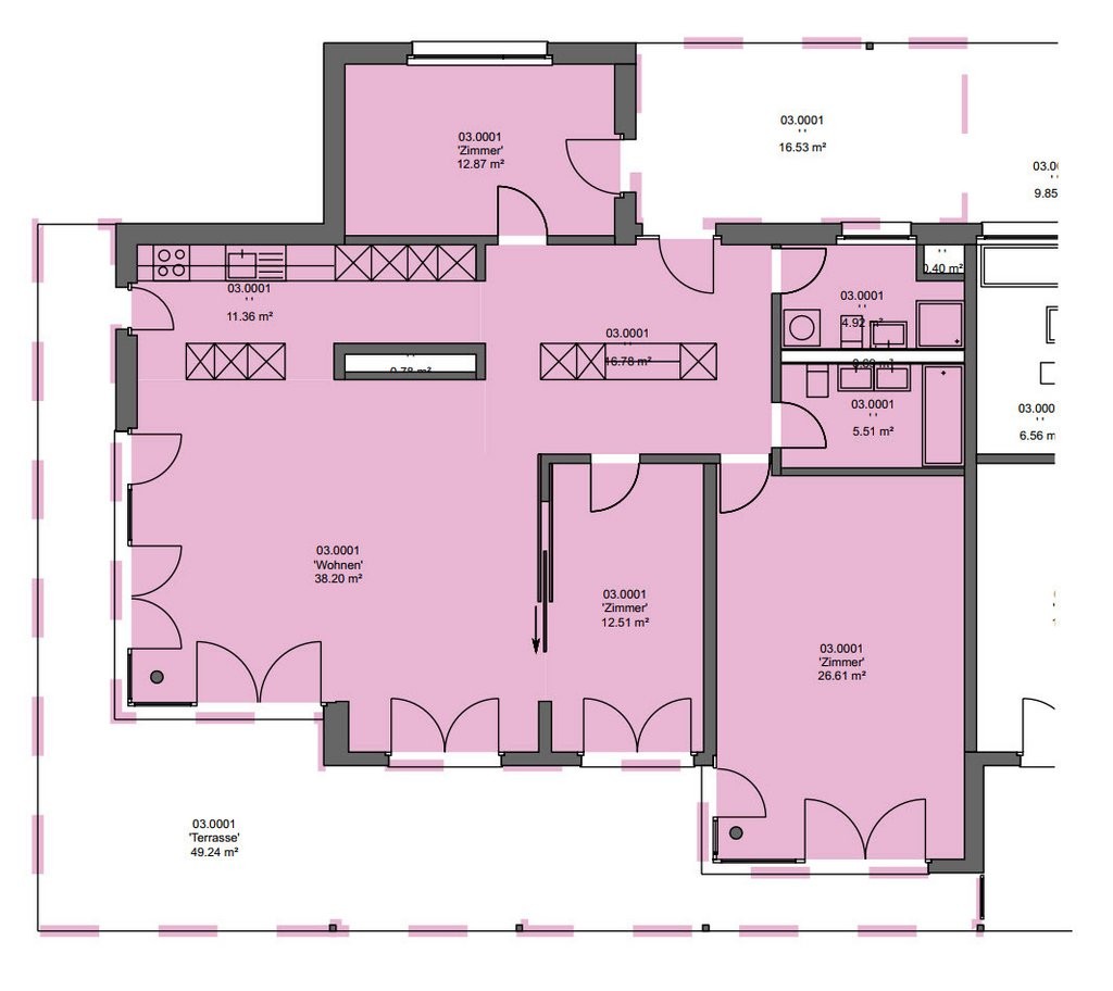3 ½ rooms apartment