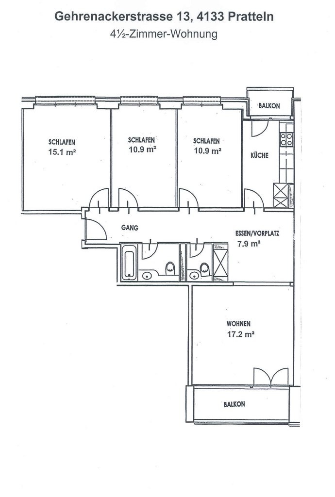 4 ½ rooms apartment