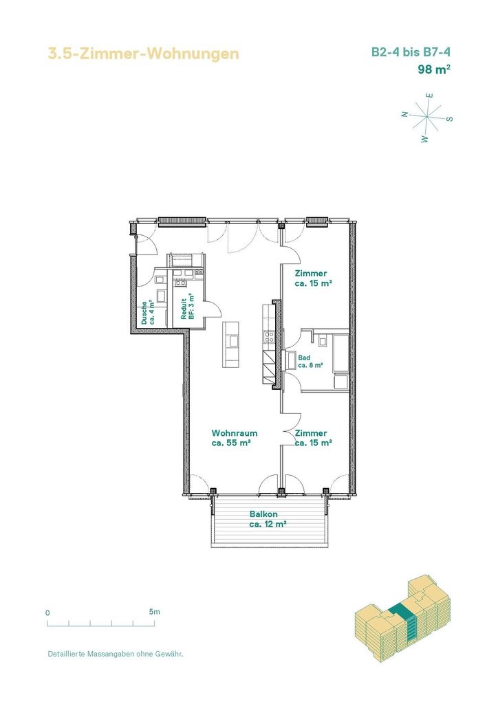 3 ½ rooms apartment, Foto 6 von 6